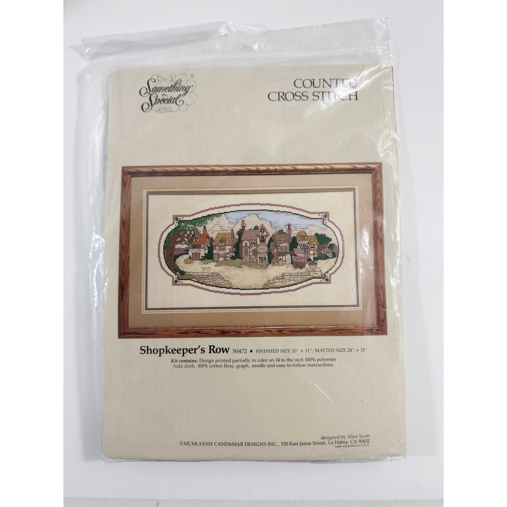 Something Special Cross Stitch Kit Unisex OS Multicolor Shopkeepers Row 50472